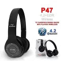 P47 Wireless Bluetooth Headphones 5.0+EDR – HD Sound, Deep Bass, FM & SD Card (Copy)