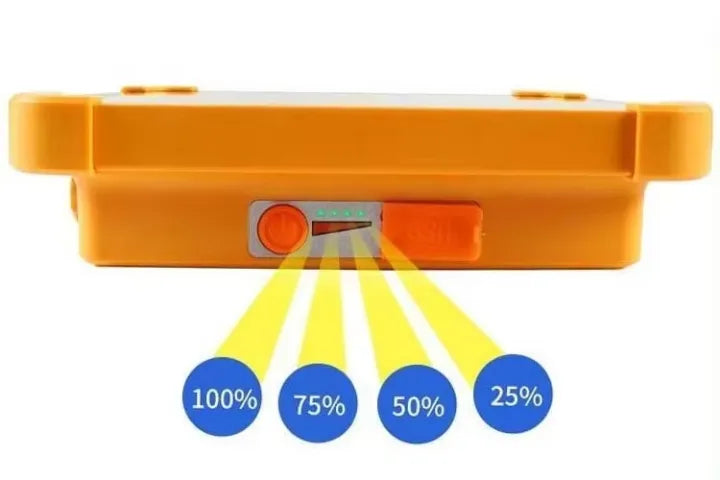 Eco-Bright Portable Solar Flood Light – Outdoor Emergency Lamp with Built-in Power Bank