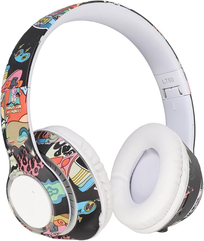 B16 Stereo Wireless Graffiti Headset – Hi-Fi Audio, 360° Surround Sound, Bluetooth